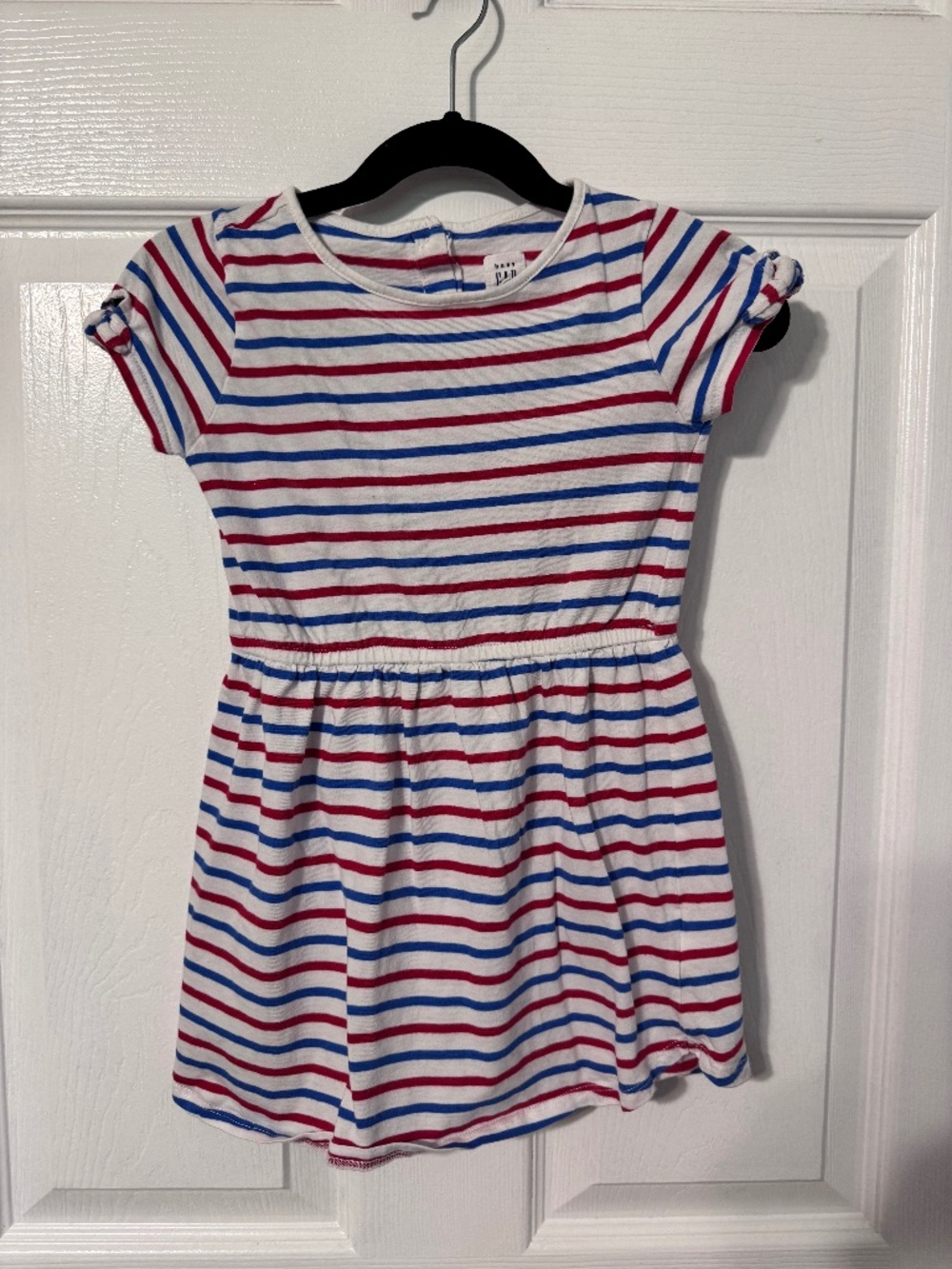 Baby Gap Red White & Blue Cotton Dress T4